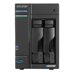Servidor NAS Asustor AS6702T V2 / 2 Bahias / 4GB / Intel Celeron N5105 2GHz / USB 3.1 / SATA / Negro