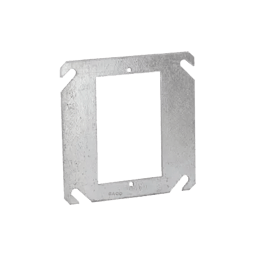 Sobretapa Plana Raco 787 de 4"/con Certificación UL Listed/de Acero Galvanizado de Alta Resistencia y Durabilidad/HUB-787