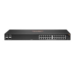 Switch HPE JL678A 24 Puertos 10/100/1000Mbps/4 Puertos SFP/Administrable/128Gbit/s/Color Negro