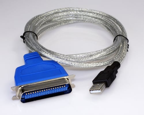 Cable Adaptador de USB 2.0 a Paralelo Xtech XTC-318 Transparente 1.8 Metros