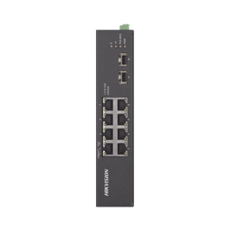 Switch Industrial No Administrable Gigabit, Hikvision, 6 Puertos Gigabit POE+ (30 W) + 2 Puertos Gigabit POE++ (60 W)/2 Puertos SFP/120 W Total/48 a 57 VCD, DS-3T0510HP-E/HS