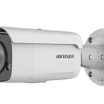 Camara Bala IP Hikvision Color VU 4MP/ POE/ Lente 4MM/ Luz Blanca 60 MTS/ Exterior IP67/ WDR 130DB/ Captura Facial/ Videoanaliticos/ Imagen a Color 24/7, DS-2CD2T47G2-L(C)