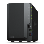 Servidor NAS de escritorio Synology DS220+ con 2 bahias/ hasta 32 tb/ soporta hasta 14 cámaras