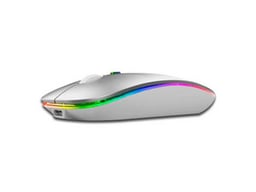 Mouse Inalámbrico Nextep NE-412P Óptico/ 1600DPI/ RGB/ Color Plata, recargable