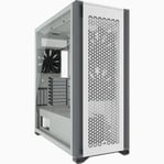 Gabinete Corsair 7000D Airflow/ Panel Frontal Acero/ Blanco/ ATX/ Sin Fuente, CC-9011219-WW