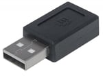 Adaptador USB 2.0 de Tipo C-Hembra a Tipo A-Macho Manhattan 354653