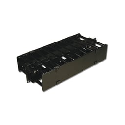 Organizador de cable horizontal Routeit de 19", HCM-4-2U-D