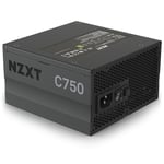 Fuente de Poder 750W NZXT C750 80 Plus Gold/ 24-PIN ATX/ 1X135MM, PA-7G1BB-US