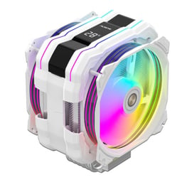 Disipador Alseyes M120D Plus-W II Para CPU / Intel Y AMD / 1X120MM / 700-1900RPM / ARGB / Blanco / AS.01.01.0043