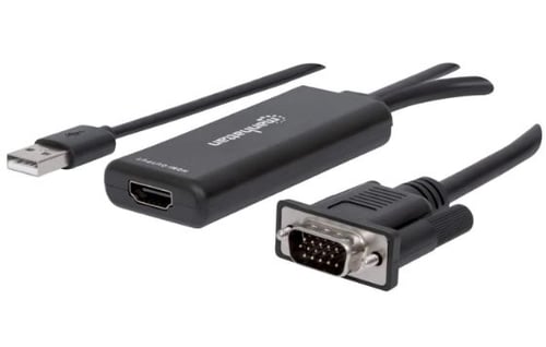 Convertidor de VGA y USB a HDMI Manhattan 152426