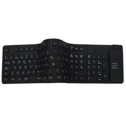 Teclado flexible genérico color negro, 801935