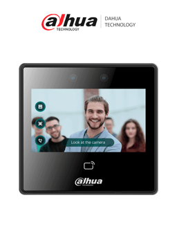 Control de Acceso Con Reconocimiento Facial Dahua DHI-ASI3213A-W Pantalla 4.3"/3000 Rostros/5000 Tarjetas Mifare/50 Administradores/300,000 Registros/Fact NB