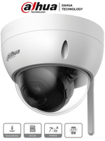 Camara IP Domo Dahua DH-IPC-HDBW1430DE-SW 2560 X 1440 PX/Lente 2.8MM/IR 30MTS/IP67/SMD/90° de Apertura/MicroSD/Metal