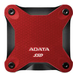 Unidad de Estado Sólido Externa ADATA SD620 de 512GB en color rojo, modelo SD620-512GCRD.