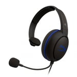 Diadema Audifono Con Microfono HP Hyperx 4P5J3AA#ABL Cloud Chat Para PS4, Alambrico, 1.3 Metros, 3.5MM, Negro/ Azul