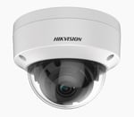 Camara Domo Hikvision TurboHD 2 Megapixel (1080P)/ Lente 2.8 MM/ 30 MTS IR Exir/ TVI-AHD-CVI-CVBS/ IK10/ IP67/ WDR 120 DB/ Ultra Baja Iluminacion/ Metal, DS-2CE57D3T-VPITF