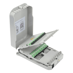 Caja Terminal de Fibra Óptica FIBERHOME FTB-523-SCA/Para Interior/Montaje en Pared/16 Acopladores SC/APC Monomodo