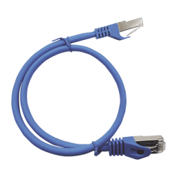 Cable Patch Cord Linkedpro LP-STP-6A-050-BU, CAT6A 10G Blindado 50CM, Azul