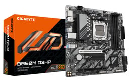 Tarjeta Madre GIGABYTE B850M D3HP Socket-AM5/DDR5/HDMI/DP/AMD B850/256GB/Micro-ATX