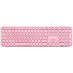 Kit Teclado y Mouse Brobotix 6001196 Alambrico/ USB/ Edicion Especial Rosa