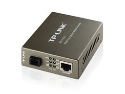 Convertidor de medios TP-Link MC111CS mono modo WDM conector de fibra SC a RJ45 10/100 MBPS dúplex