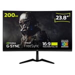 Monitor 23.8" Yeyian YMC-70804 Sigurd Curvo/ Led/ 200HZ/ 1MS/ Full HD/ DP