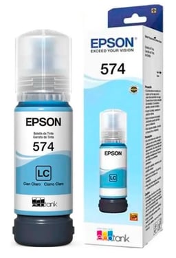 Botella de Tinta Epson T574520-AL Color Cyan Claro 65ML Para Ecotank L8050