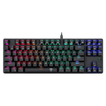 Teclado Mecanico TKL T-Dagger RGB Bora T-TGK315-BS Blue Switch Alambrico/ USB/ Color Negro