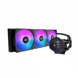 Enfriamiento Liquido Cooler Master Masterliquid Core Nex Digital Para CPU / 3X120MM / ARGB / 1750RPM / Aluminio / Negro / MLX-D36M-A18PA-RD