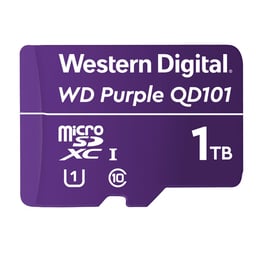 Memoria MicrosDXC 1TB Western Digital WDD100T1P0C Purple SC QD101, Clase 10