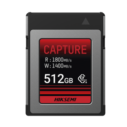 Memoria CFexpress 512GB Tipo B Hiksemi HS-CFE-E300/512G Clase 10 / Para Camaras De Fotografia Y Video