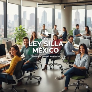 Estaciones de trabajo con sillas ergonómicas