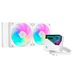 Enfriamiento Líquido Deepcool LT240 ARGB 2X120MM Color Blanco