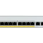 Switch Cisco Gigabit Ethernet C1000-8P-2G-L Catalyst 1000, 8 Puertos POE+, 2 Puertos SFP, 20 GBIT/S, 15.360 Entradas - Administrable