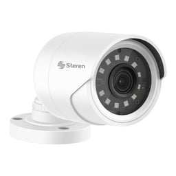 Camara Mini Bala Steren CCTV-1018 2MPX/Full HD/Tetrahibrida/Para Exterior/Color Blanco