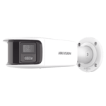 Camara Bala IP Hikvision DS-2CD3T87G2P-LSU/SL(C) 8MP/ Panoramica/ 180°/ Lente 4MM/ Imagen a Color 24/7/ POE/ WDR 130°/ IP67/ Acusense