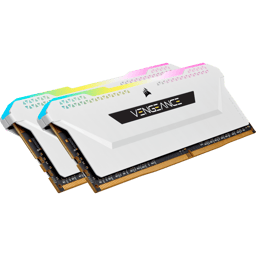 Memoria DDR4 16GB (2X8GB) 3600MHZ Corsair Veng RGB SL White CL18, CMH16GX4M2D3600C18W
