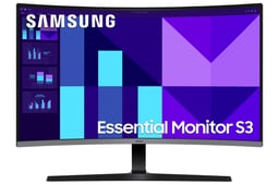 Monitor 32" Samsung LS32D390GALXZX Essential S3 S39GD/LCD/Curvo/FHD Panel VA/HDMI/D-SUB/Color Negro