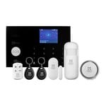 Kit de Alarma Integral Smarthome Mirati MA-05, WIFI/ Panel Tactil/ Pantalla a Color/ Tamper Switch Incluye Sirena, Sensor de Movimiento, Sensor de Puerta-Ventana, 1 Control, 2 TAG RFID