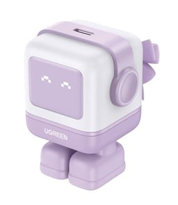 Cargador Mini Ugreen 25036 / Ganrobot 30W / 1 x USB-C / Tecno Gan II / Pantalla Led / Color Lila