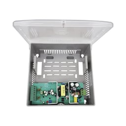 Fuente de Alimentacion Con Gabinete de 4 Salidas de 11-15VCC/ 5 Amper Epcom PS12DC4P Voltaje de Entrada: 96- 264 VCA