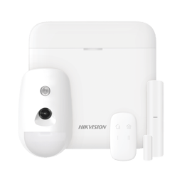 Kit de Alarma AX Pro Con GSM Hikvision DS-PWA48-KS-CAM, WIFI, Compatible Con Hik-Connect P2P