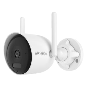 Camara IP Hikvision DS-2CFW02 De 2MPX / 2.8MM / Dual Light (30M IR + 30M Luz Blanca) / Wi-Fi 6 / ACUSENSE / Audio Bidireccional / Microfono Y Bocina / IP66 / DWDR