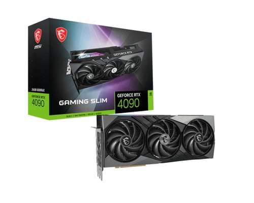 Tarjeta de Video MSI NVIDIA GeForce RTX 4090 Gaming Slim 24G/24GB 384-bit GDDR6X/PCI Express 4.0