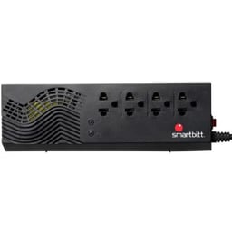 Regulador de voltaje SMARTBITT de 1200va / 600w, 4 contactos, SBAVR1200S