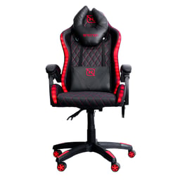 Silla Gamer Necnon RGB NSG-RGB1/ Respaldo 145/ Clase 4/ 140-150KG/ Cojin Lumbar-Cabeza Negro/ Rojo, NBSGR125RG