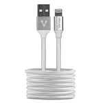 Cable APPLE Lightning USB De 1 Metro Blanco VORAGO CAB-119-WH