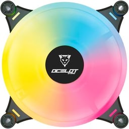 Ventilador Para PC Ocelot Gaming OF-3 Iluminacion ARGB, 120MM
