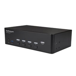 Switch Conmutador KVM Startech SV431DHD4KU de 4 Puertos HDMI/No Administrable/4K de 30 Hz/de Pantalla Doble