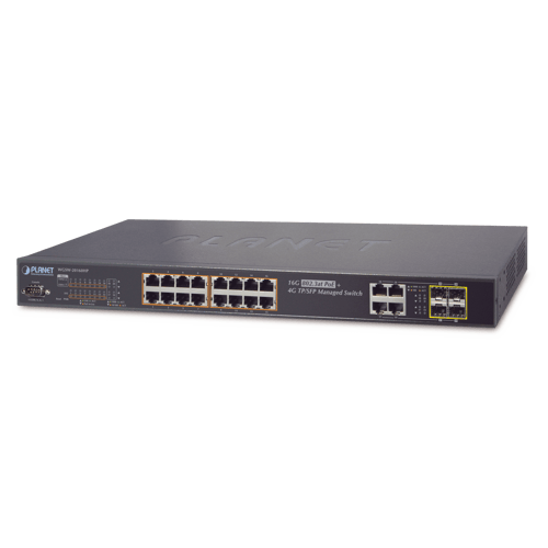 Switch Planet WGSW-20160HP de 16ptos. 10/100/1000MBPS
